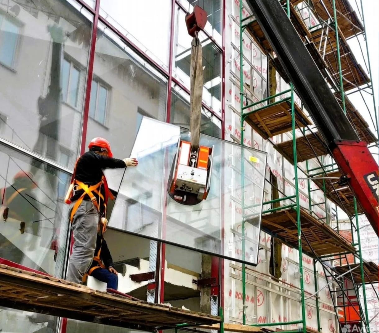 Вакуумный захват для стекла и стеновых сэндвич-панелей