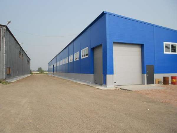 Монтаж сэндвич-панелей — объект 1